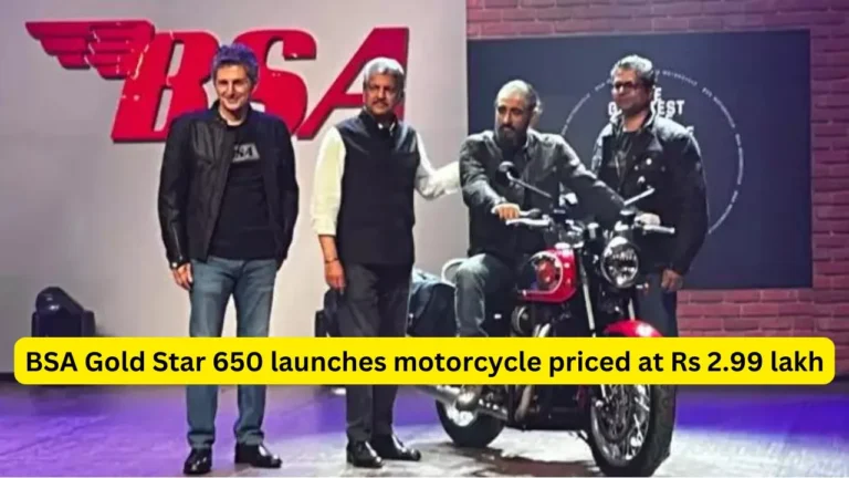 BSA Gold Star 650: Anand Mahindra launches motorcycle priced at Rs 2.99 lakh