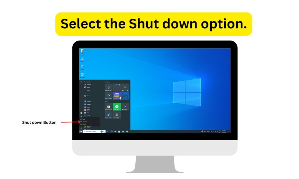 how to shut down a computer